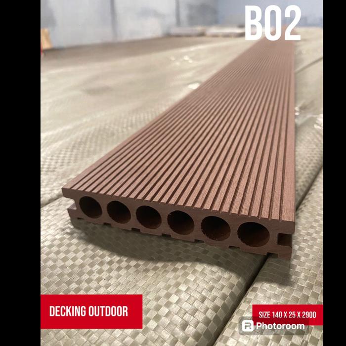 Gambar Lantai Decking WPC / Wpc Decking / WPC OUTDOR - B02 dari Rumah Interior Terlengkap undefined Tokopedia
