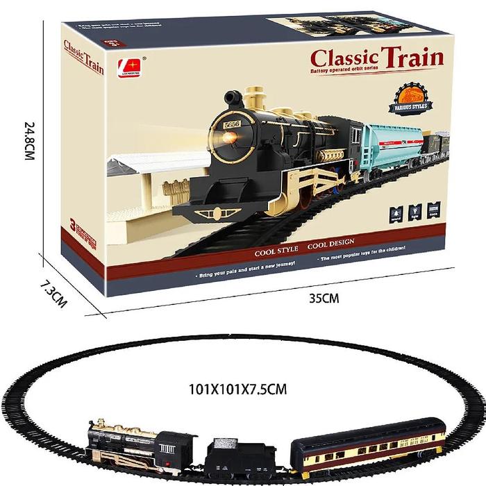 Jual Sale Train Set Without Remote Control Electric Retro Trains