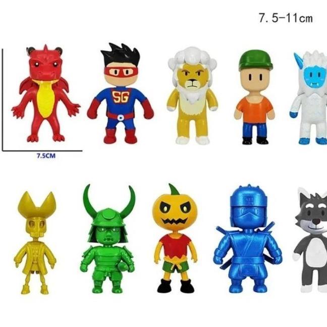 Gambar MURAH MURAH ACTION FIGURE MAINAN ANAK STUMBLE GUYS GAME FIGURE TOPPER CAKE (TERBAIK) - D. Set 10pcs dari berkahstorre0312 undefined Tokopedia