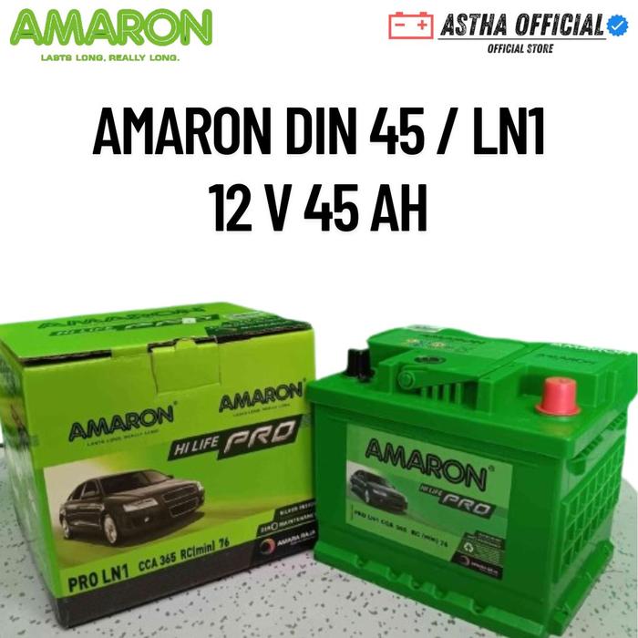 Gambar Aki Mobil Ford Ecosport DIN 45 Amaron Hi-Life Duro 12V 45Ah Aki Kering - TUKAR TAMBAH dari asthamobiljakarta undefined Tokopedia