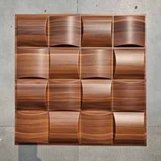 Gambar D008 Anyaman Wall Panel 3D PVC Wallpaper Dinding Wood Wallpanel - D008 RED WOODEN dari Wallform undefined Tokopedia