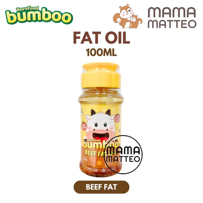 Gambar BUMBOO OIL Minyak MPASI 100ml / Chicken Beef Fat Canola EVOO BAREFOOD - Beef Fat Oil, Bumboo dari mamamatteoid undefined Tokopedia