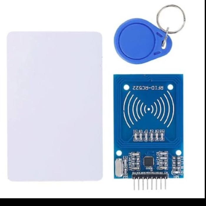 Gambar Module MFRC-522 RFID - RC-522 module / Rfid Module + card + keychain - SUDAH SOLDER dari art techno new_NEW undefined Tokopedia