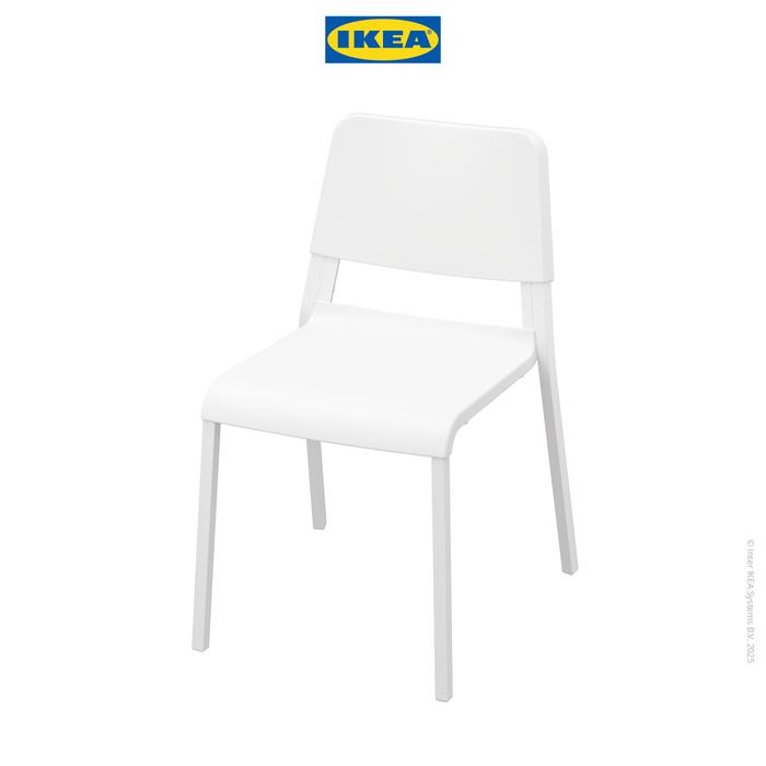 Gambar IKEA TEODORES Kursi Makan Minimalis Serbaguna - Putih dari IKEA Indonesia undefined Tokopedia