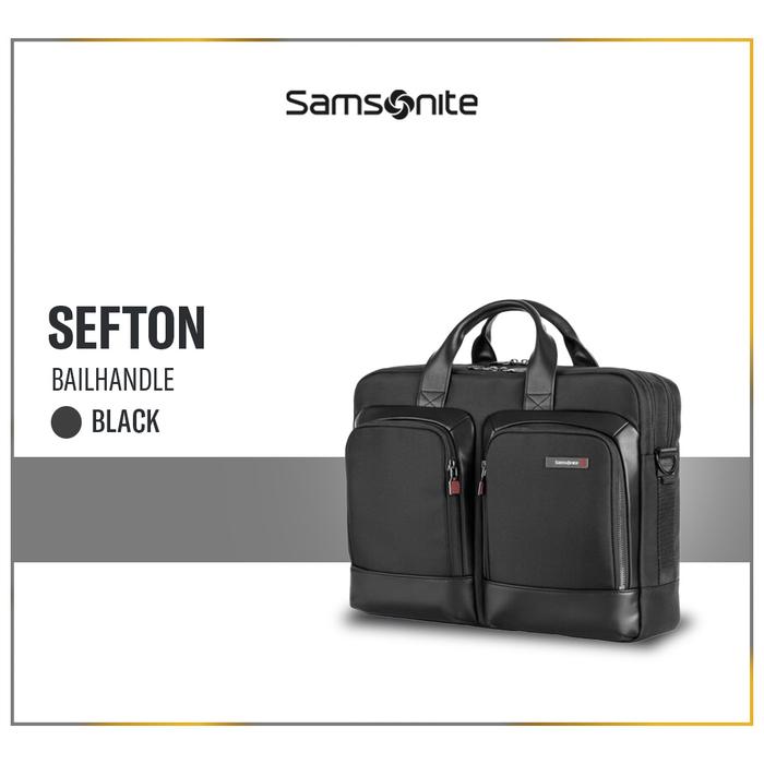 Gambar Samsonite Sefton Bailhandle Medium - Black dari Samsonite Indonesia undefined Tokopedia