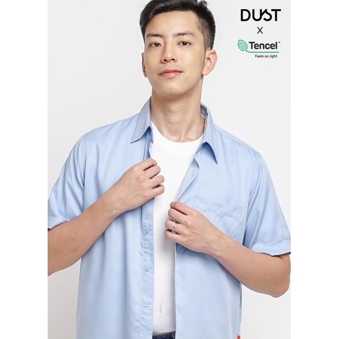 Gambar `DUST - Kemeja Nadi Biru TENCEL Carbon Zero Comfease (DM. 1423) - S dari Prime Attire Store undefined Tokopedia
