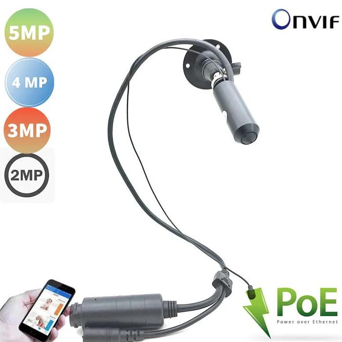 Gambar 5Mp Onvif Deteksi Gerak Jarak Jauh Poe Lubang Jarum Mini Ip Kamera Peluru Rahasia Cctv Video Pengawasan Bukti Perusak Lubang Intip P6Slite dari Guntahu Sibe undefined Tokopedia