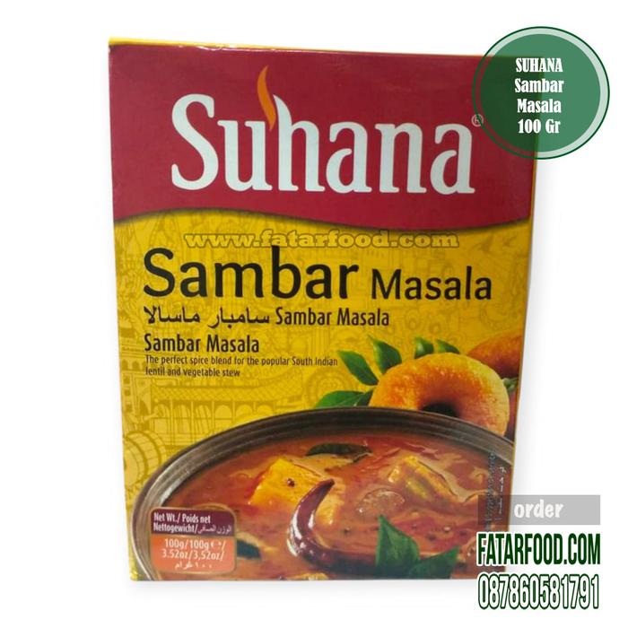 Gambar Suhana Sambar Masala 100 Gr by fatarfood dari fatarfood online shop undefined Tokopedia