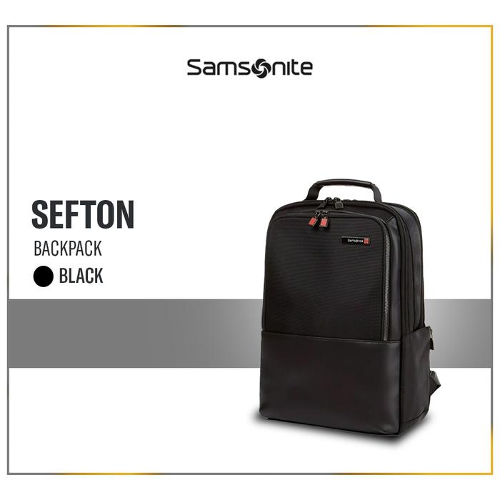 Gambar Samsonite Sefton Backpack - Black dari Samsonite Indonesia undefined Tokopedia