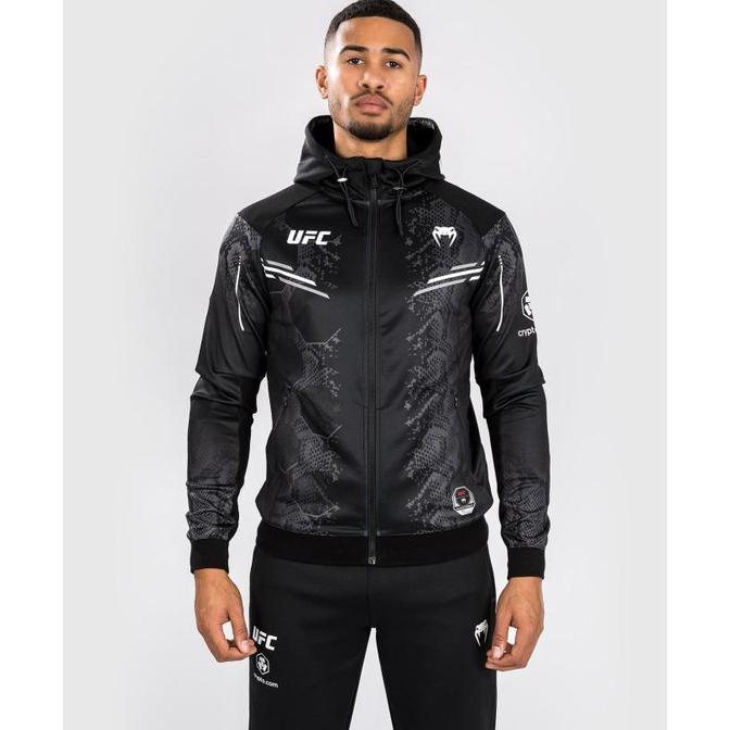 Gambar UFC ADRENALINE VENUM AUTHENTIC FIGHT NIGHT MEN WALKOUT HOODIE - BLACK WHITE, S dari Prime Attire Store undefined Tokopedia