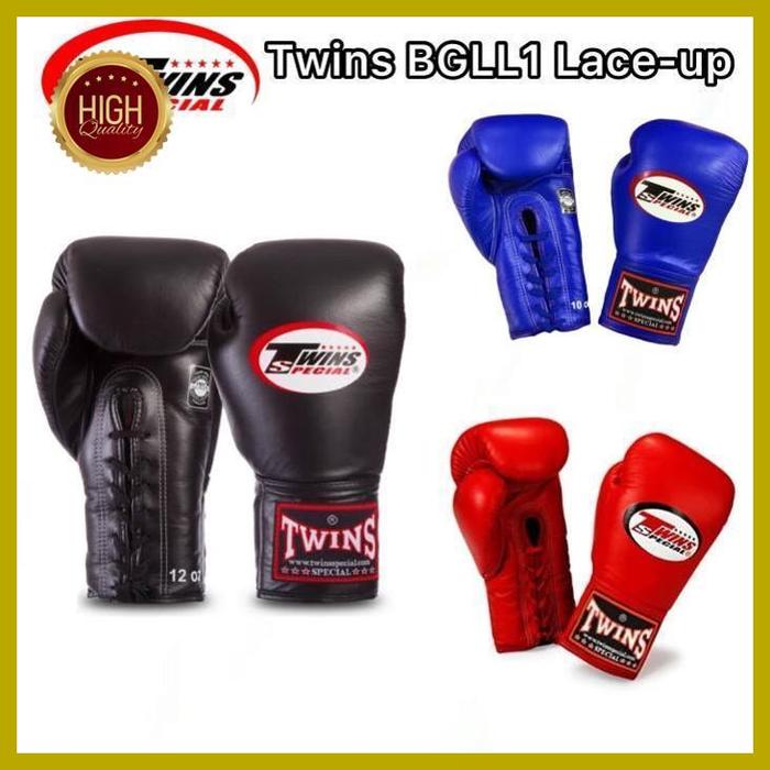 Sarung Tinju Twins Special Lace Up Gloves Boxing Gloves Leather