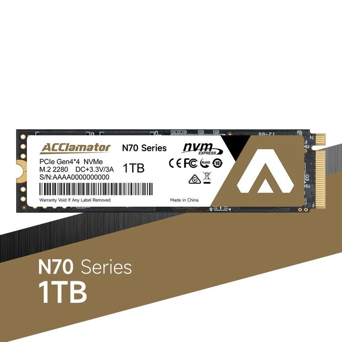 Acclamator N70e 1TB M.2 SSD Product - Acclamator