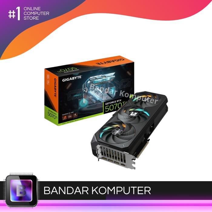 Jual VGA CARD GIGABYTE GeForce RTX 5070 Ti GAMING OC 16GB GDDR7