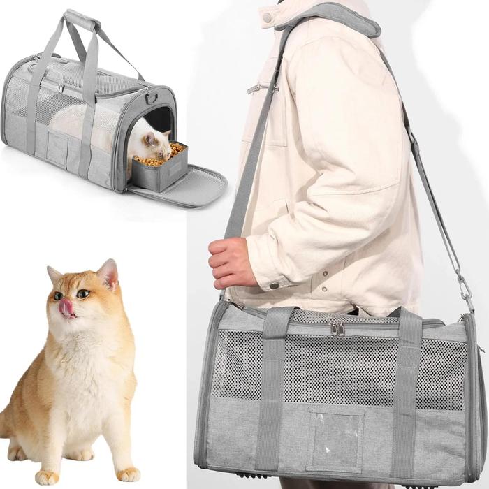 Jual HOT! Cat Carrier Bag Oxford Cloth Foldable Pet Carrier Cage