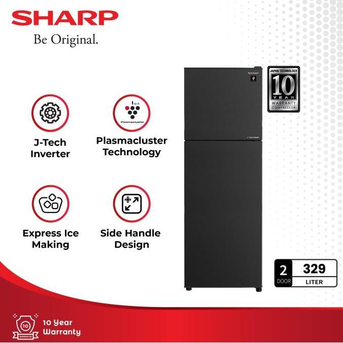 Gambar Sharp Kulkas 2 Pintu 329L SJ-456SI-GK / Shine J-Tech Inverter Series SJ456SIGK 329 Liter dari Riki babelon undefined Tokopedia