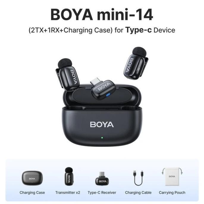 Gambar BOYA MINI Microphone dengan Fitur AI Pengubah Suara Port Lightning & USB Tipe C Kompatibel dengan Ponsel Pintar Siaran Langsung Vlog - mini-14 dari Erpecell2 undefined Tokopedia