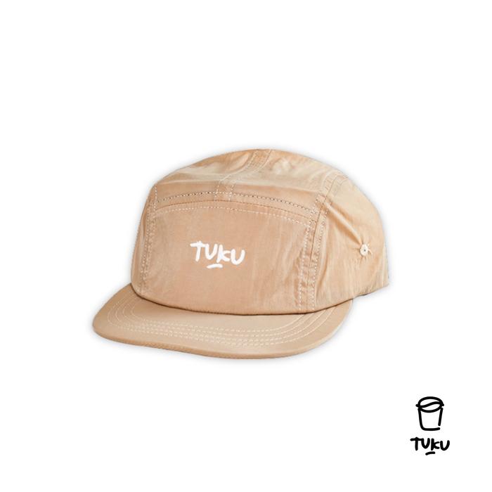 Gambar Topi 5 Panel TUKU - 6 Warna - Cokelat dari Toko Serba Tuku undefined Tokopedia
