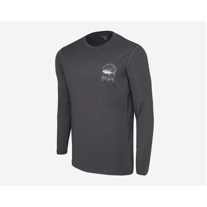 Gambar Baju mancing Original Pelagic - Vaportek Mapped YFT Fishing Shirt - GRAPHITE, M dari Queen fishing tackle bali undefined Tokopedia