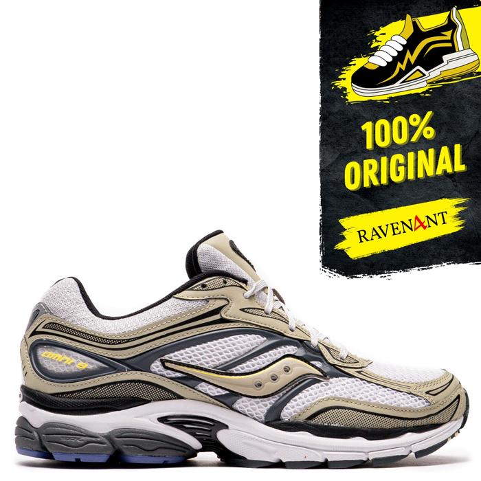 Jual SAUCONY Progrid Omni Metallic Pack White Gold ORIGINAL