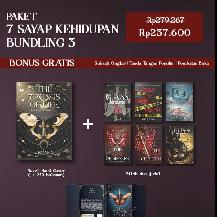 Gambar PREE ORDER - BUKU NOVEL - THE 7 WINGS OF LIFE - BUMI FIKSI MEDAN - 7SYP KHDPN BDL3 dari Bumifiksimedan001 Kota Medan Tokopedia