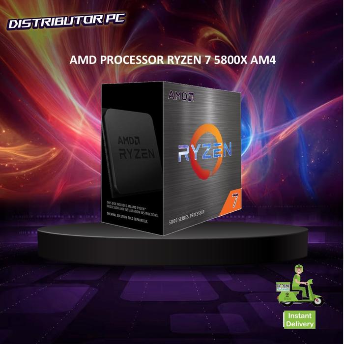 Gambar AMD PROCESSOR RYZEN 7 5800X AM4 dari DISTRIBUTOR PC OFFICIAL undefined Tokopedia