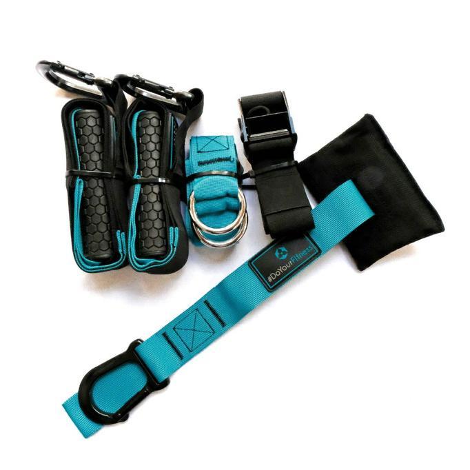 Gambar Trx Suspension Training Fitness Yoga Workout / Alat Olahraga / Trx Pro [Terlaris] [Terbaru] - Biru Muda dari anjasmarareshop undefined Tokopedia