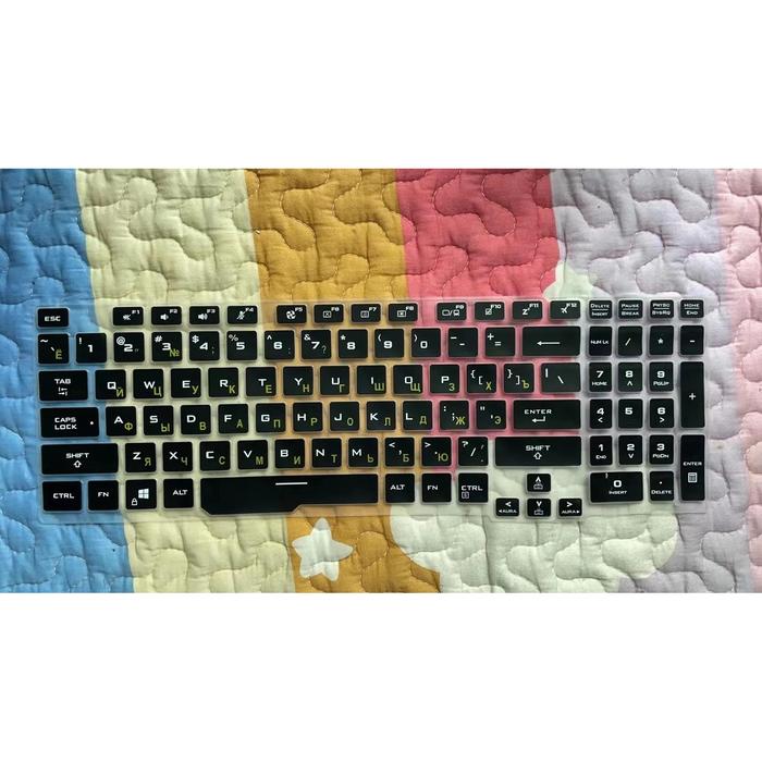 Jual Russian laptop Keyboard Cover for Asus TUF A15 FA506 F15