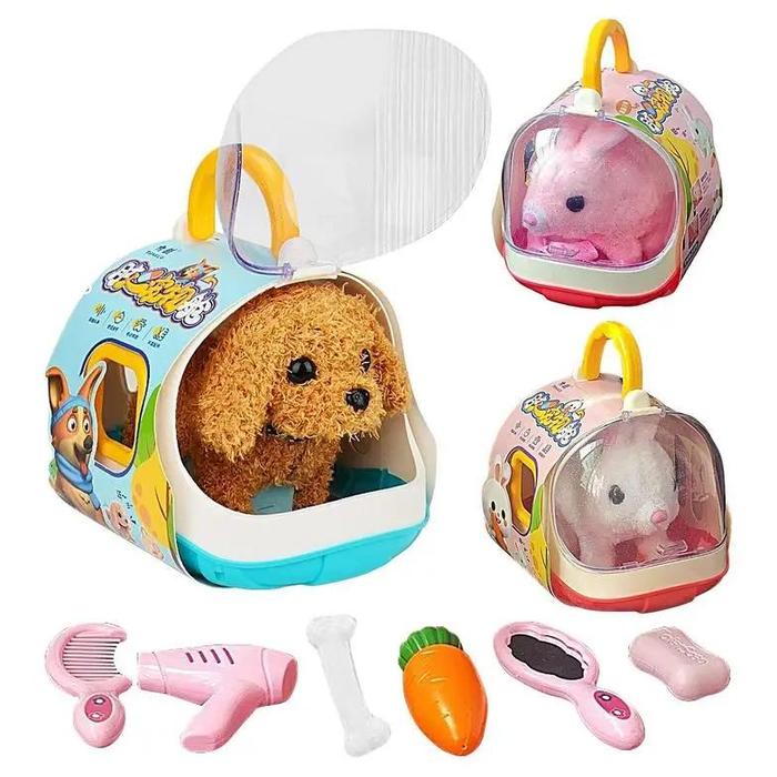 Jual Ch007 Walking Barking Robot Dog Toddler Stuffed Animal