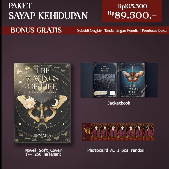 Gambar PREE ORDER - BUKU NOVEL - THE 7 WINGS OF LIFE - BUMI FIKSI MEDAN - SAYAP KEHIDUPAN dari Bumifiksimedan001 Kota Medan Tokopedia