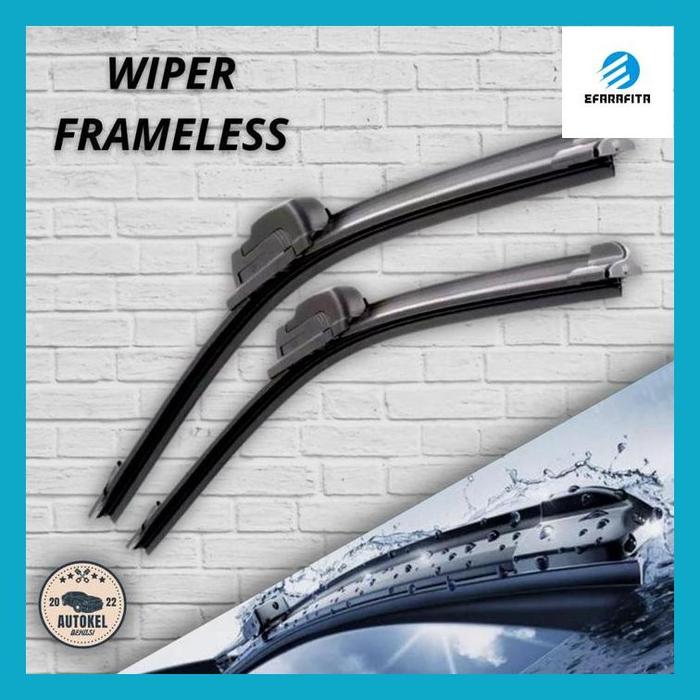 Gambar Rafita^ Wiper Frameless Mobil Daihatsu Ayla Import Karet Lentur Tebal Berkualitas 1 Set Dapat 2 Pcs Kiri Dan Kanan - AYLA 2018 dari EFARAFITA undefined Tokopedia