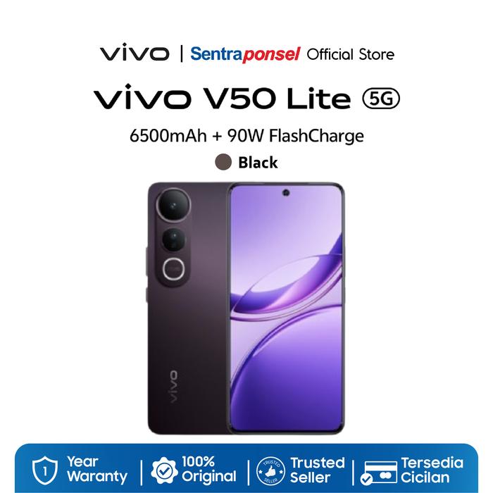 Gambar VIVO V50 LITE 5G 12GB/512GB 8GB/256GB - Original Garansi Resmi - Gold, 12GB/512GB dari sentraponselofficial undefined Tokopedia