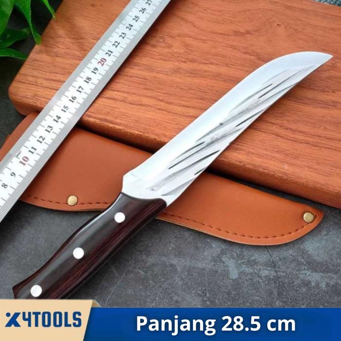 Gambar Pisau Dapur Pisau Daging Pisau Sayur Super Tajam Orginal Chef Knife - 28.5 cm dari 4TOOLS undefined Tokopedia