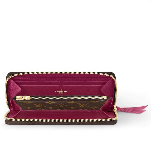 Gambar 【100% original】LV Louis Vuitton clemence dompet ritsleting wanita/merah mawar dompet ritsleting wanita/Merah Muda dompet ritsleting wanita/Dompet wanita LV (Box+dust bag) - Rose Red dari Toko Tas LV trendy undefined Tokopedia