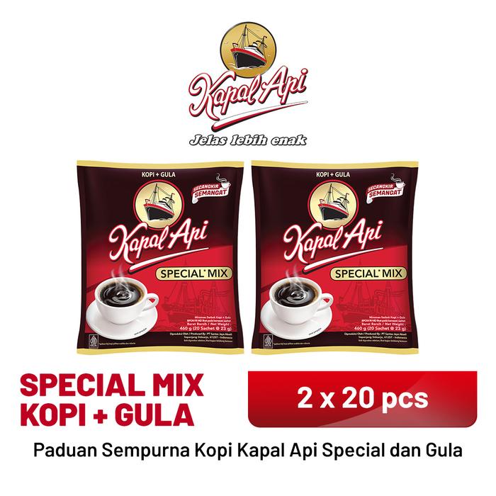 Gambar KAPAL API Special Mix 2 Bag (20 x 23 gr) - Minuman Kopi Bubuk dari Kapal Api Store undefined Tokopedia