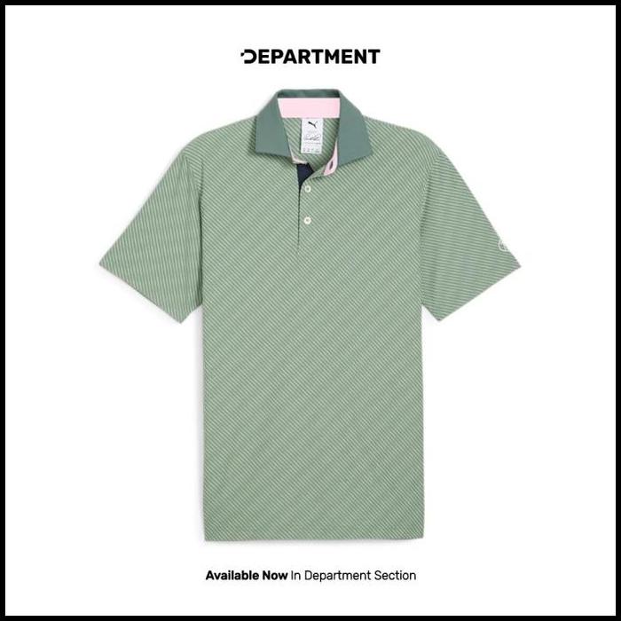 Gambar Kaos Polo Golf Pria Puma X Arnold Palmer Jacquard Stripe Polo 62395302 Original Best Seller - L dari Lokal Storee undefined Tokopedia