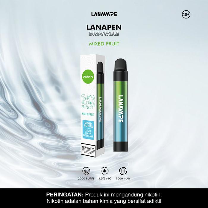 Gambar Lanavape Lanapen 2000 Puffs Disposable Vape - MIX FRUIT dari Lanavape Indonesia undefined Tokopedia