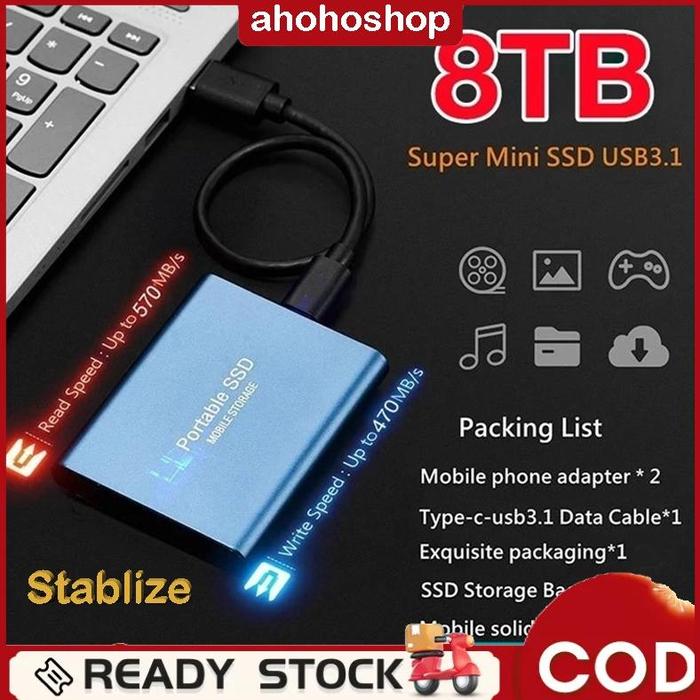 Ssd External Hard Drive 1tb Jual 【3 Year Warranty】Portable SSD