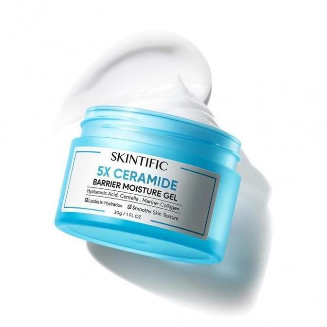 Gambar Skintific Moisturizer Pink & Blue - 5X Ceramide Barrier & Glowing Msh Niacinamide Brightening Moisture Gel 30G Krim Pencerah Krim Pemutih Day Cream Night Cream Moisturizer Krim Wajah Face Cream Pelembab Wajah Niacinamide Brightening. Hyaluronic Arbutin - BLUE-30G-Gel dari Primasya Mall undefined Tokopedia