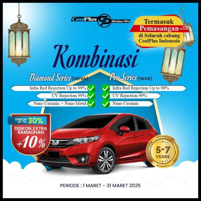 Gambar Kaca Film Mobil Coolplus Seri Pro Combine Diamond Best Seller - S dari MEGA OTOSHOP undefined Tokopedia