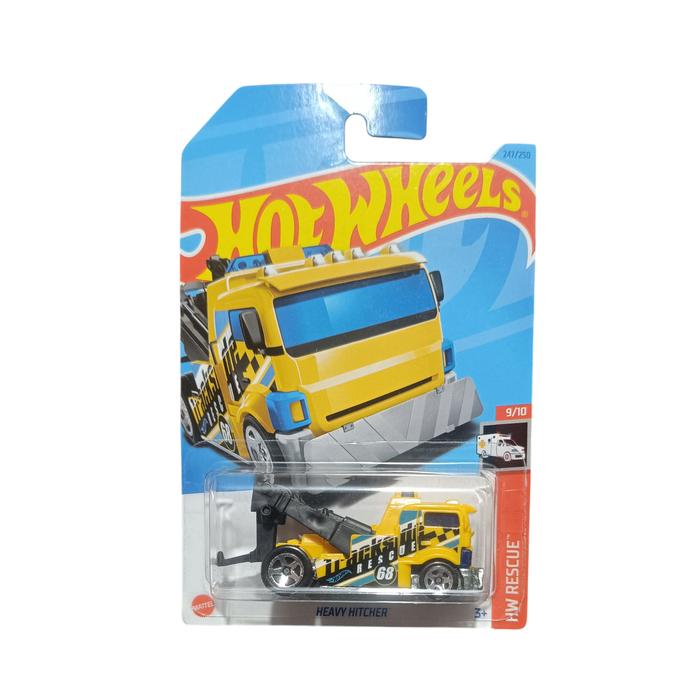 Gambar Hot Wheels Truck Derek Heavy Hitcher Chrome Towing - Kuning dari AFZ Toys undefined Tokopedia
