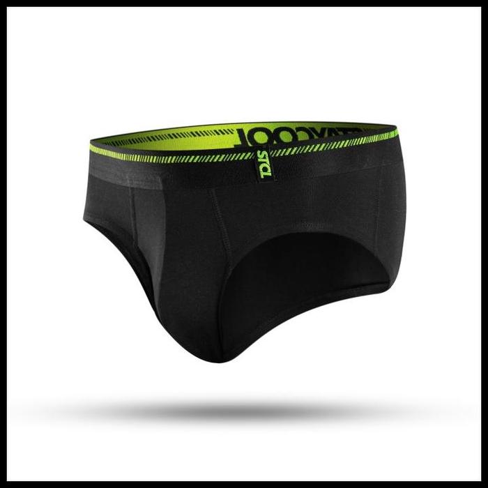 Gambar Staycool Pitch Black Brief Celana Dalam Tencel Modal Termurah - Pitch Black BN, M dari Rosaliadi undefined Tokopedia