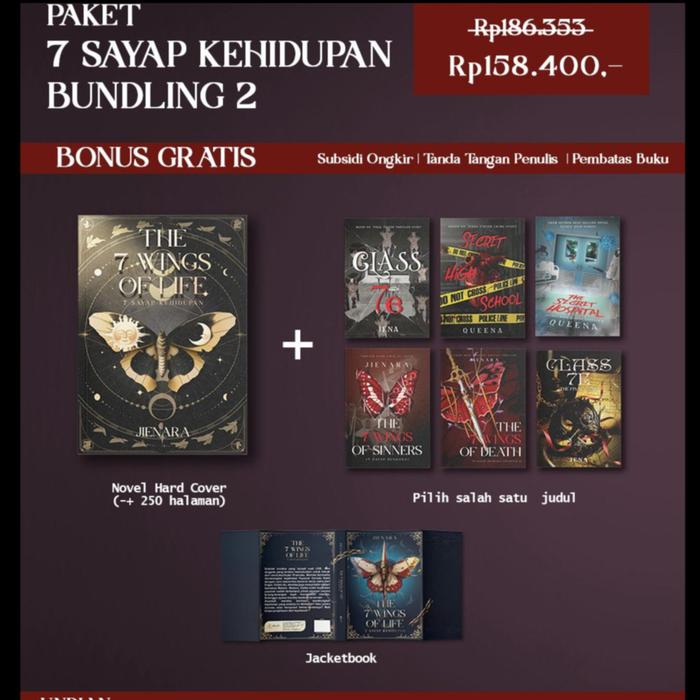 Gambar Buku Novel - 7 Sayap Kehidupan - Jienara - Akad - Bumifiksi - Bundl Class 7 dari Bumi Fiksi Makassar undefined Tokopedia