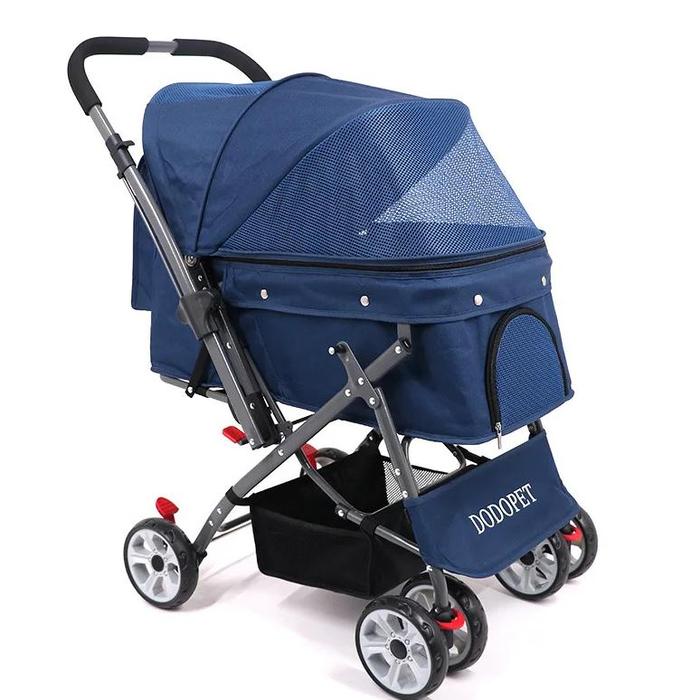 Jual Outdoor Walking Shopping Trip Dog Cat Carrier Pet Buggy