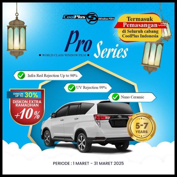 Gambar Kaca Film Mobil Coolplus Seri Pro Untuk Skkb (Kiri Kanan Belakang) Terbaru - S dari MEGA OTOSHOP undefined Tokopedia