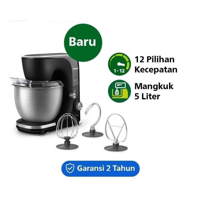 Jual Philips Kitchen Machine HR7922/90 Kapasitas 5L HR 7922
