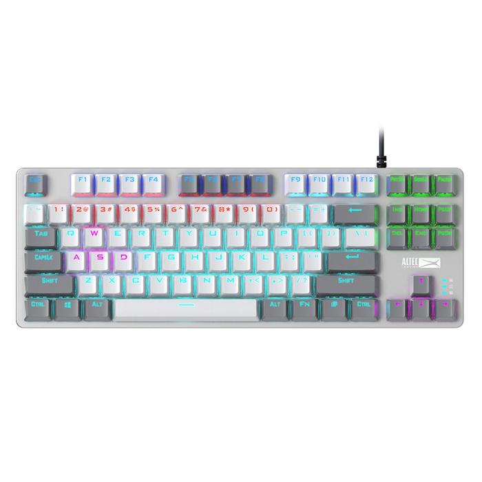 Gambar Altec Lansing Keyboard Gaming ALGK-8404 - RGB Blue Switch Ten Key Less Mechanical Keyboard - Grey & White/White & Grey Keycaps - ALGK 8404 GW dari VALCAS ID STORE undefined Tokopedia
