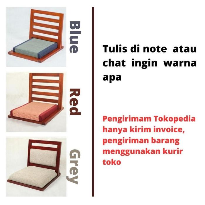 Gambar Ravnick Kursi Lesehan Washitsu Low Chair Tatami Kualitas Ekspor Jepang - Free Ongkir dari HannsStore id undefined Tokopedia