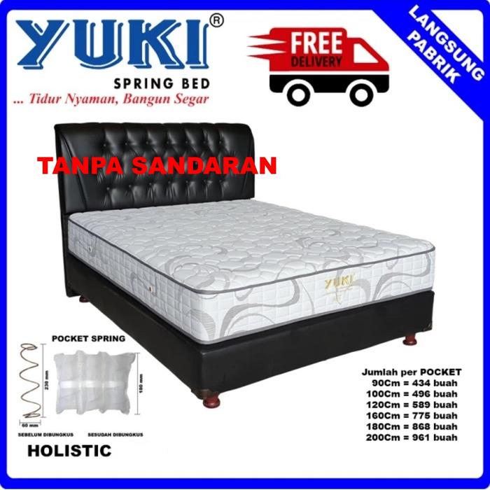 Gambar Spring Bed Holistic - Tanpa Sandaran Uk 90 100 120 160 180 200 - Abu-abu, 160Cm Tanpa Sdn dari Yuki Spring Bed undefined Tokopedia