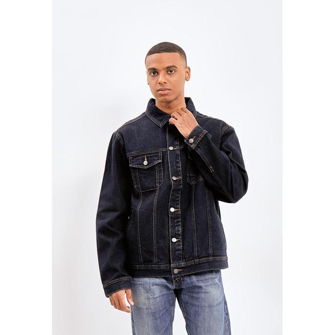 Gambar BEST PRODUK CRVIL JAKET JEANS PRIA SKYE-90 INDIGO BLACK SELAMAT BERBELANJA - S dari adam colection156 undefined Tokopedia