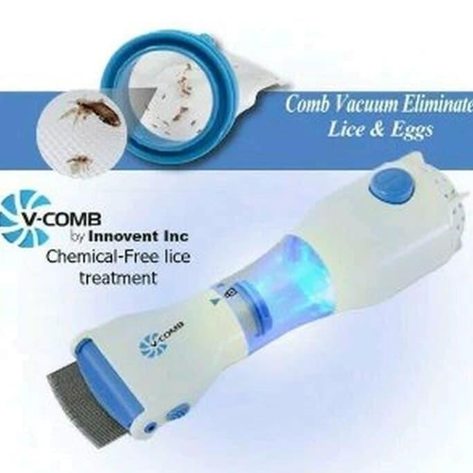 Gambar Sisir Kutu Rambut Elektrik V-Comb Vacum Vacuum - Vcomb - Vcom - VCOMB dari Neeora undefined Tokopedia
